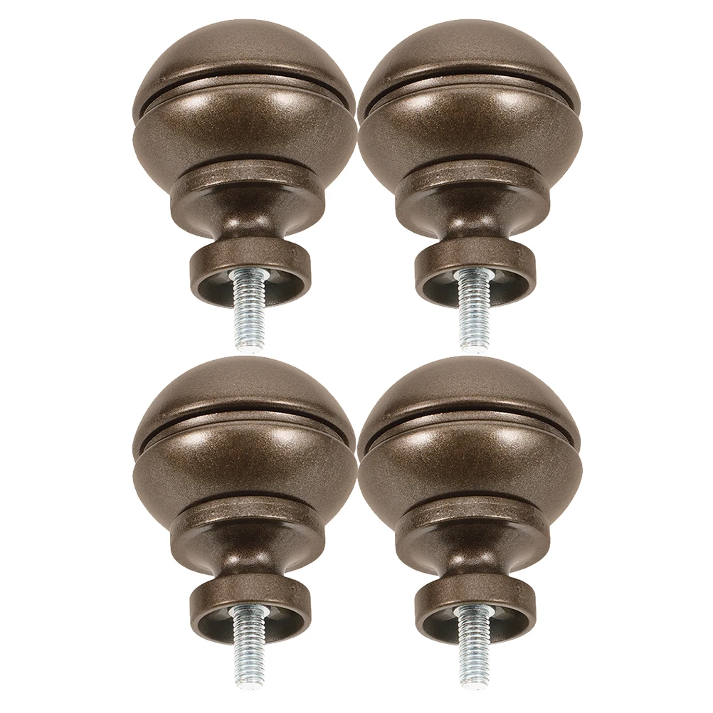 4pcs Rod Finials Decorative End Caps Stylish Replacement For Rods Home Decor Accessories Curtain Rod End Plug Finials 
4pcs Rod Finials Decorative End Caps Stylish Replacement For Rods Home Decor Accessories Curtain Rod End Plug Finials