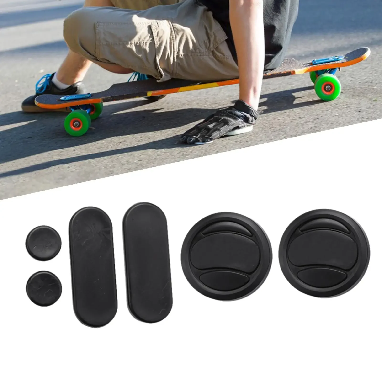 6 Pieces Skateboard Gloves Pucks Blocks for Slide Gloves Skate Accessories Skate tool
6 Pieces Skateboard Gloves Pucks Blocks for Slide Gloves Skate Accessories Skate tool