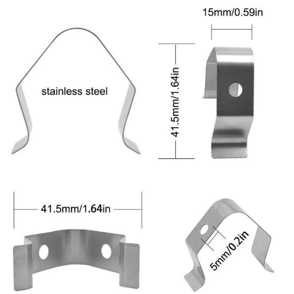 6pcs Temperature Measuring Clips for BBQ Grill Meat Thermometer Probe Holder Stainless Steel Frame Easy Setup Portable
6pcs Temperature Measuring Clips for BBQ Grill Meat Thermometer Probe Holder Stainless Steel Frame Easy Setup Portable