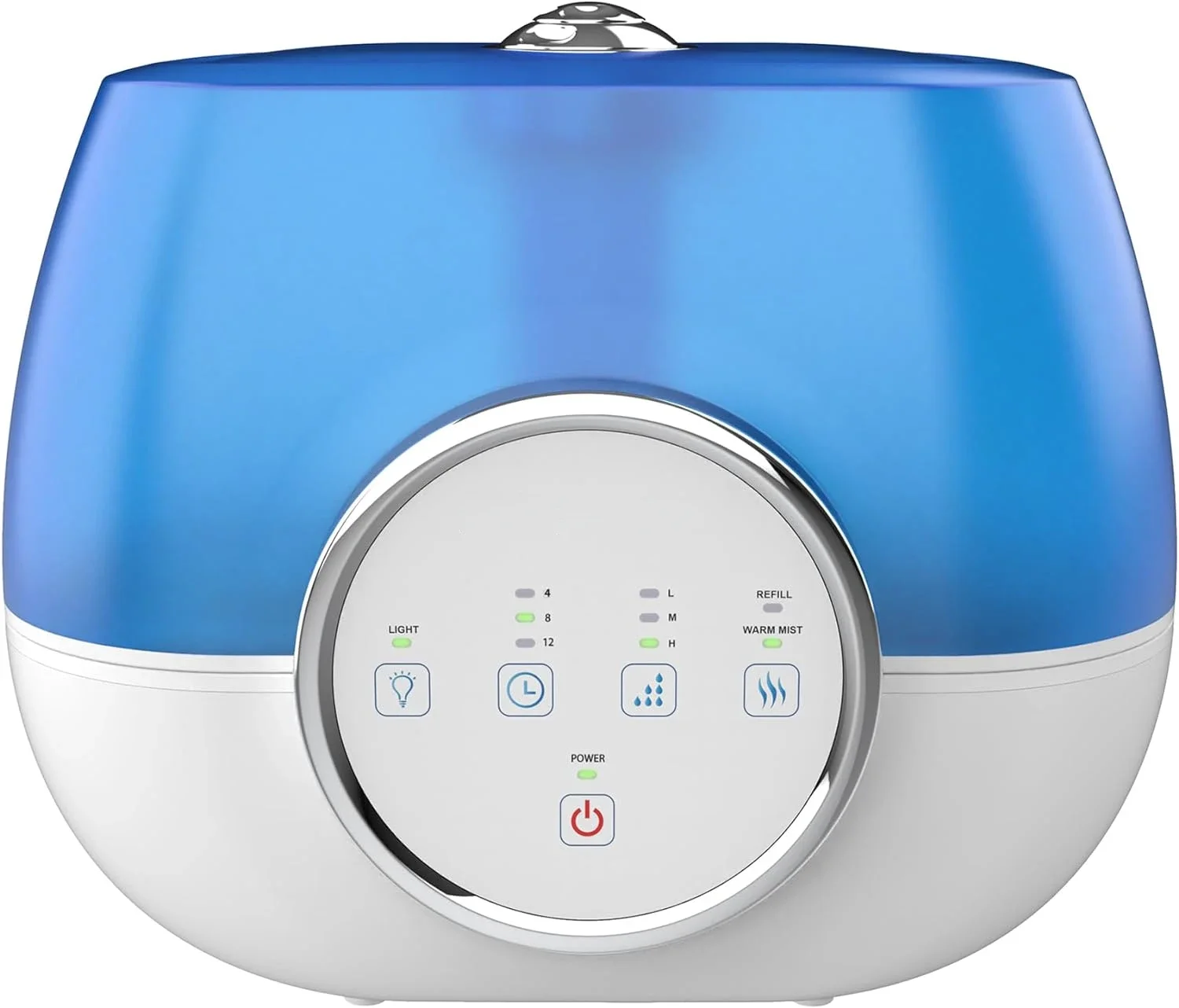 Quiet Ultrasonic Warm and Cool Humidifier for Bedrooms - Filter-Free with 2 Gal Treated Tank Surface Resists Mold - Provides 120
Quiet Ultrasonic Warm and Cool Humidifier for Bedrooms - Filter-Free with 2 Gal Treated Tank Surface Resists Mold - Provides 120