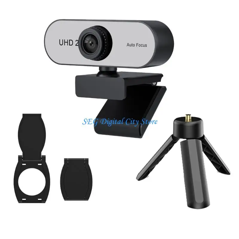 U75B AutoFocus Webcam with Metal Tripods Stand and Protective Lens Cover for Clear Video Calls
U75B AutoFocus Webcam with Metal Tripods Stand and Protective Lens Cover for Clear Video Calls
