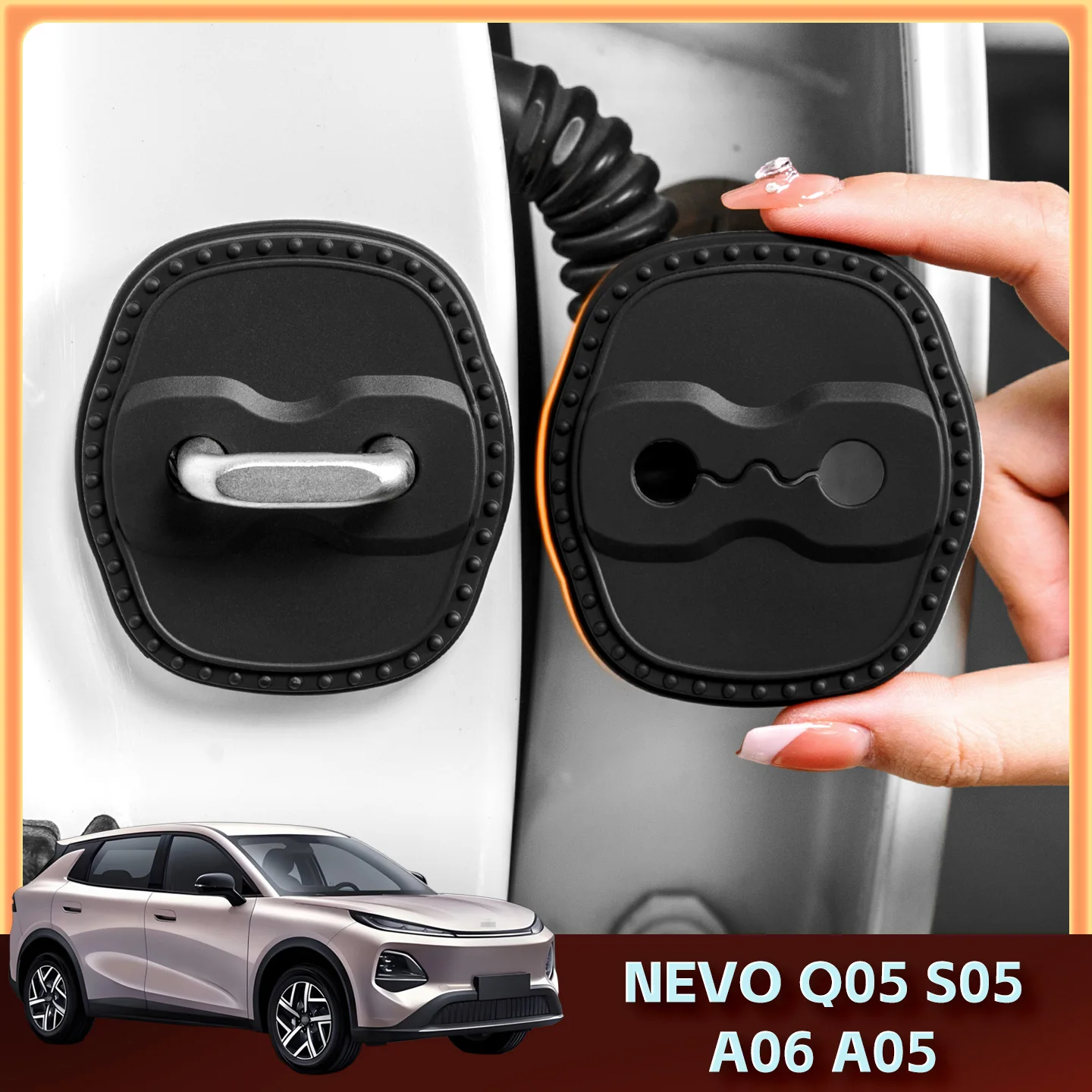 2/4Pcs Silicone Car Door Lock Cover Protective Decoration Case For CHANGAN NEVO Q05 S05 A06 A05 2026
2/4Pcs Silicone Car Door Lock Cover Protective Decoration Case For CHANGAN NEVO Q05 S05 A06 A05 2026