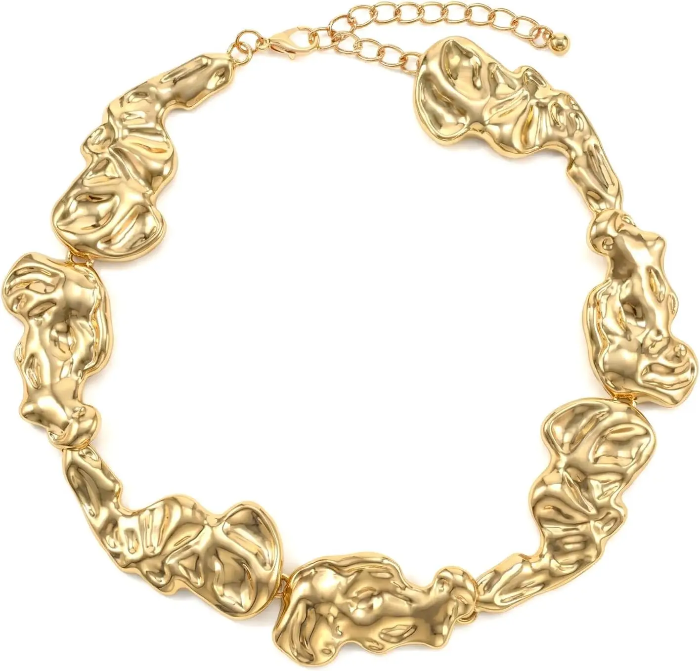 Amaxiu Gold Chunky Necklace for Women, Irregular Statement Choker Necklaces Punk Style Gold Plated
Amaxiu Gold Chunky Necklace for Women, Irregular Statement Choker Necklaces Punk Style Gold Plated