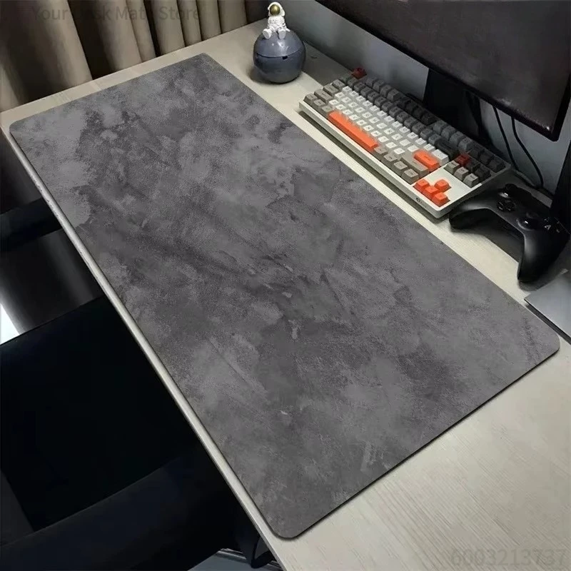 Minimalist Grey Abstract Desk Mat Waterproof Non-slip Extended Mouse Pad