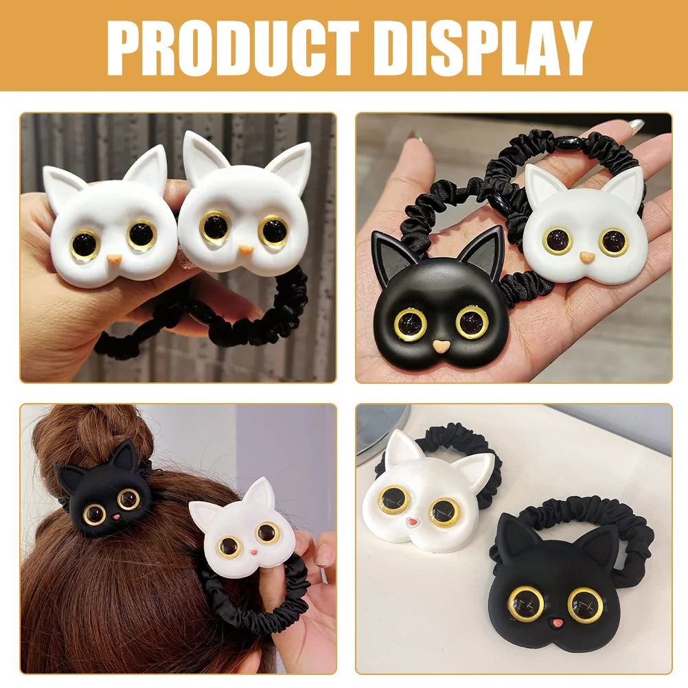 6pcs Elastic Ties For Thin Cat Bands Ponytail Holders Soft Durable Hair Accessories Bun Maker Women Daily Party Wedding
6pcs Elastic Ties For Thin Cat Bands Ponytail Holders Soft Durable Hair Accessories Bun Maker Women Daily Party Wedding