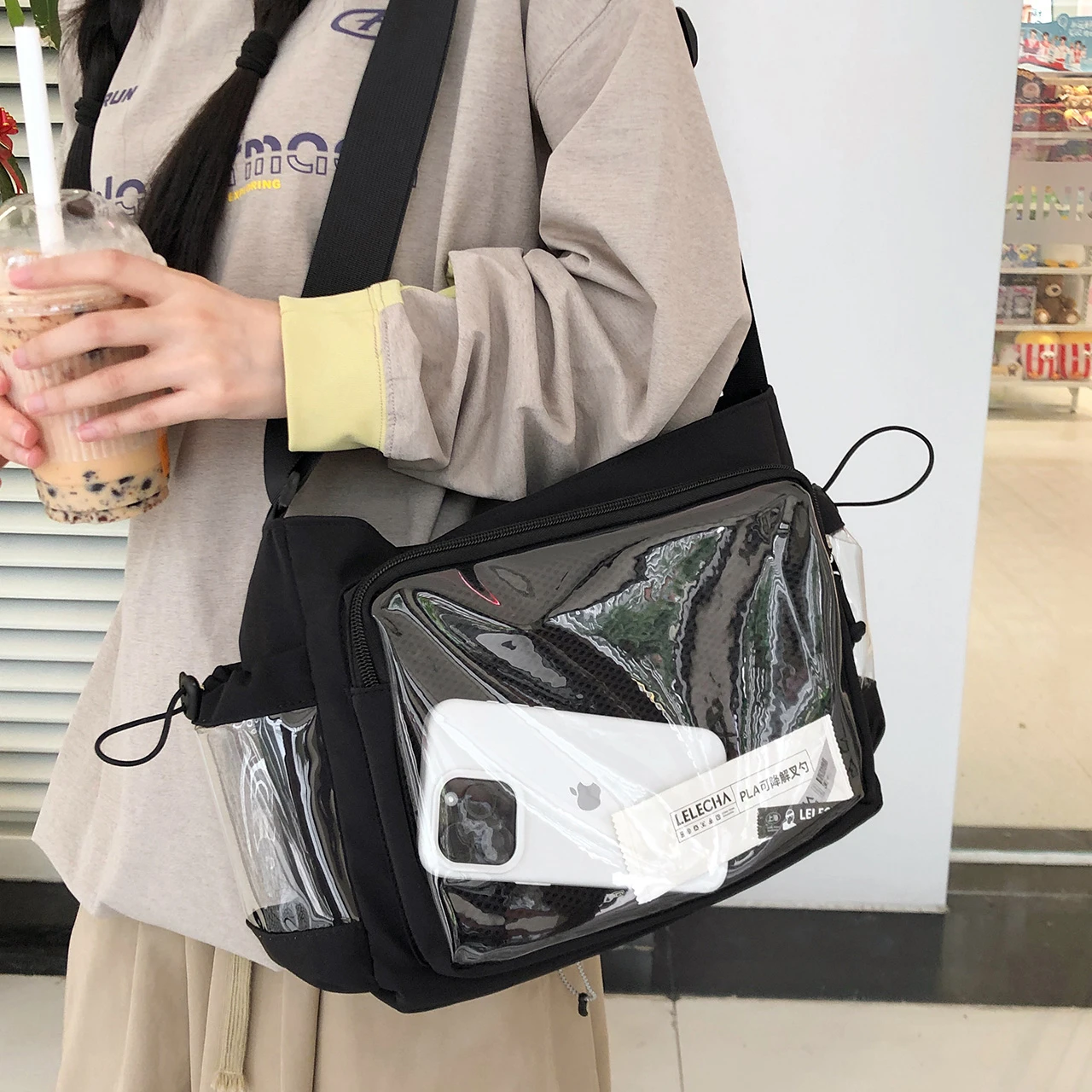 New Harajuku Casual Simple Nylon Shoulder Bag Large Capacity Daily Y2K Commuter Handbag Girl Cute Sweet Ulzzang Ita Bag
New Harajuku Casual Simple Nylon Shoulder Bag Large Capacity Daily Y2K Commuter Handbag Girl Cute Sweet Ulzzang Ita Bag