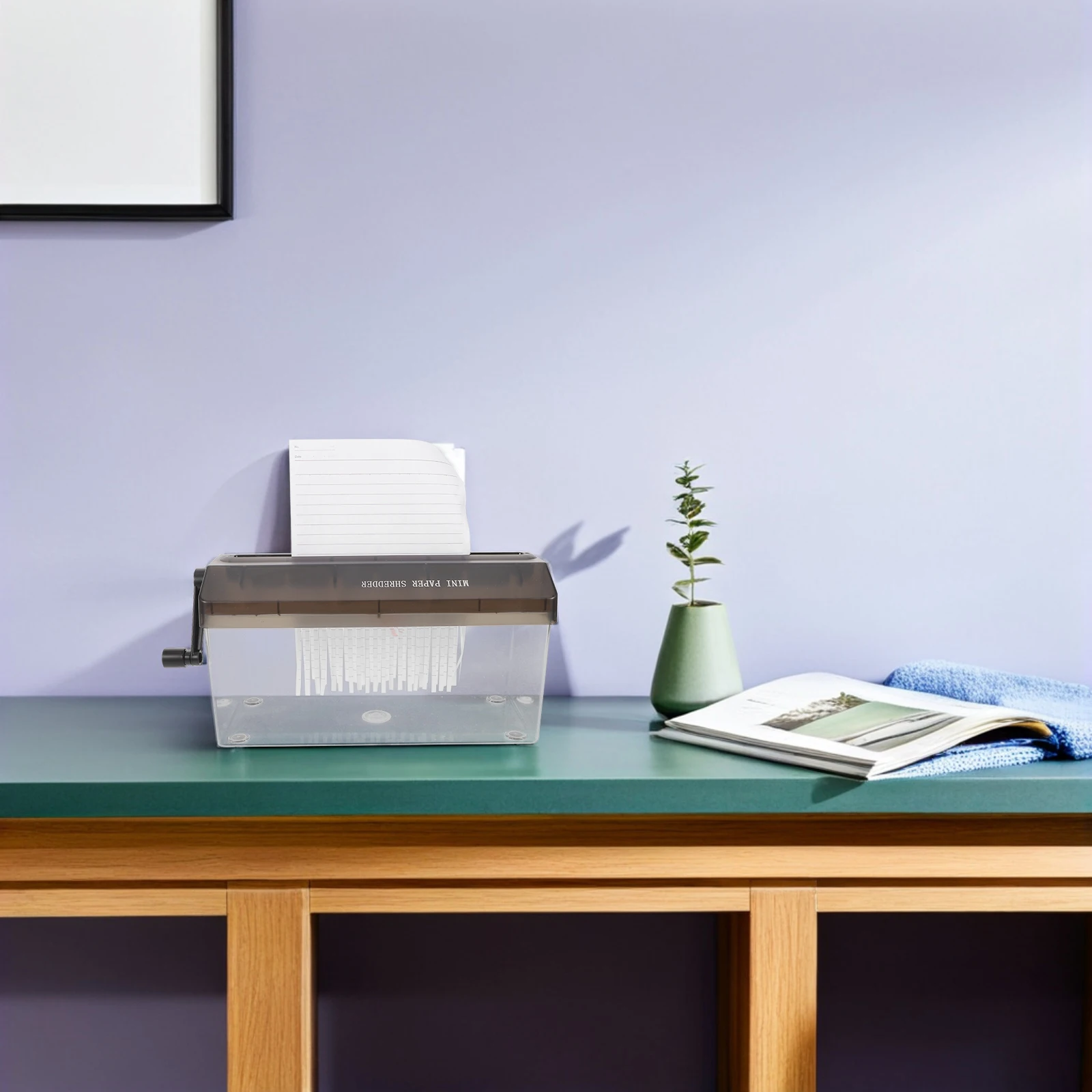 Compact Manual Paper Shredder Portable for A4 Notes Bills Home Office Desk Use Efficient Quiet Operation Hand Paper Shredder
Compact Manual Paper Shredder Portable for A4 Notes Bills Home Office Desk Use Efficient Quiet Operation Hand Paper Shredder