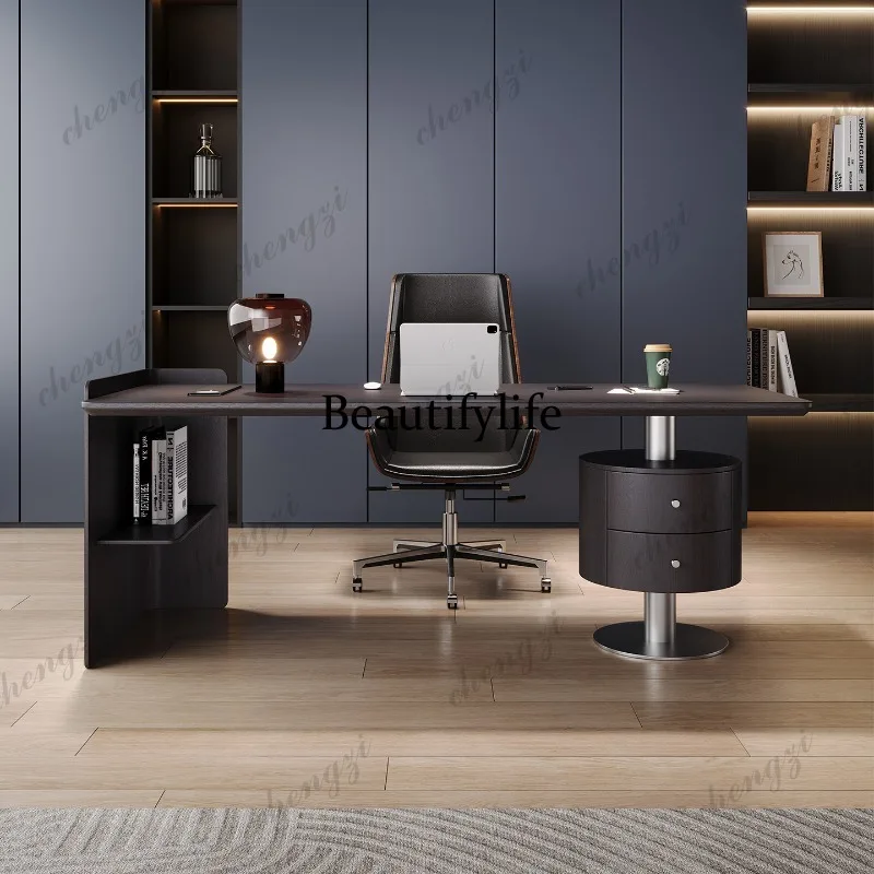 Italian light luxury desk modern minimalist home workbench living room solid wood computer desk
Italian light luxury desk modern minimalist home workbench living room solid wood computer desk