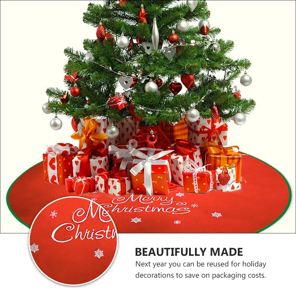 High Quality Christmas Tree Skirt Decorations Snowflake Cloth Skirts Artificial
High Quality Christmas Tree Skirt Decorations Snowflake Cloth Skirts Artificial
