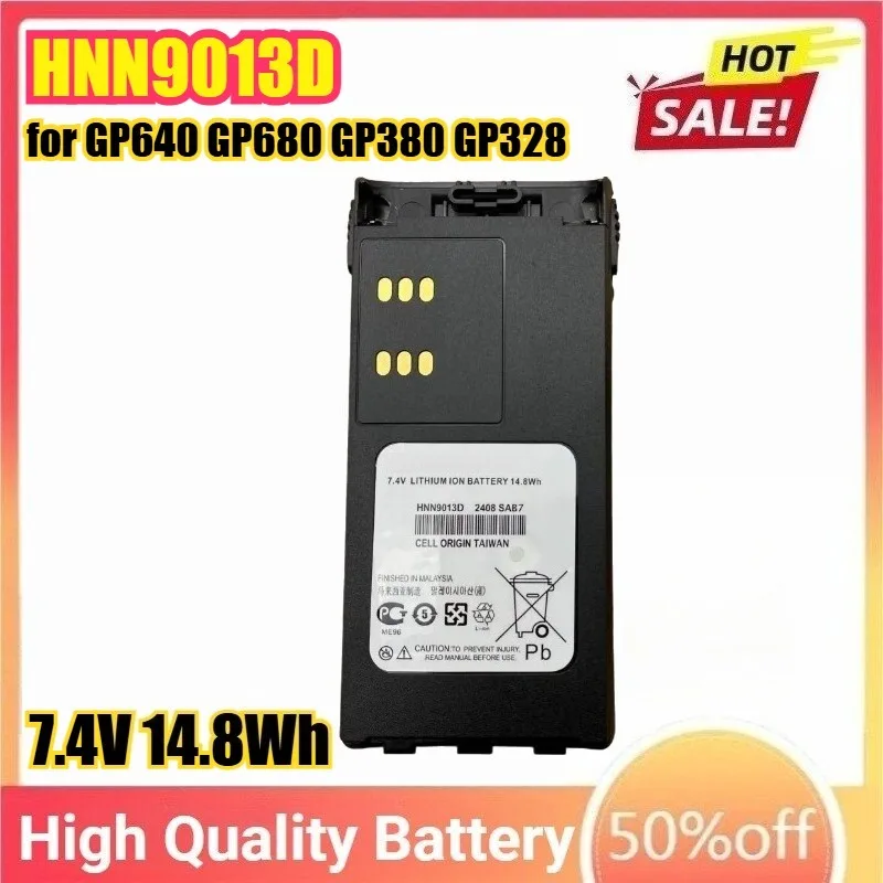 7.4V 14.8Wh HNN9013D Battery Li-ion Compatible with Two Way Radios for GP640 GP680 GP380 GP328 PRO5150 MTX850 PR860 HT1250 HT750
7.4V 14.8Wh HNN9013D Battery Li-ion Compatible with Two Way Radios for GP640 GP680 GP380 GP328 PRO5150 MTX850 PR860 HT1250 HT750