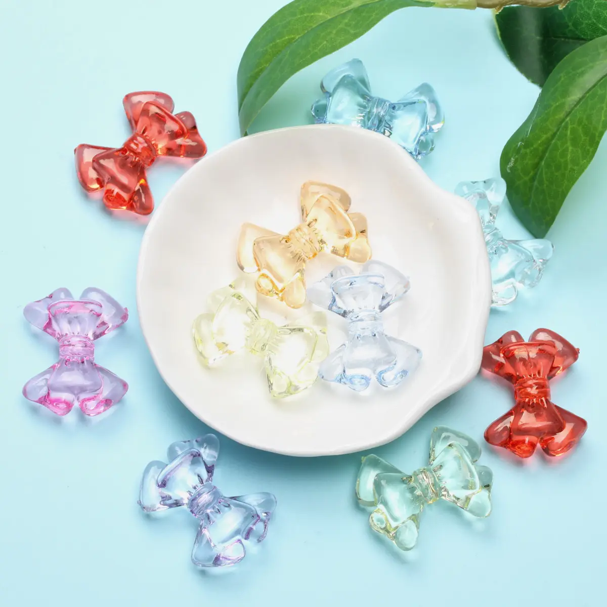 10PCS 28.6mm Acrylic Jelly Color Transparent Bowknots Beads For Jewelry Making DIY Necklace Bracelets Keychain Fashion Material
10PCS 28.6mm Acrylic Jelly Color Transparent Bowknots Beads For Jewelry Making DIY Necklace Bracelets Keychain Fashion Material