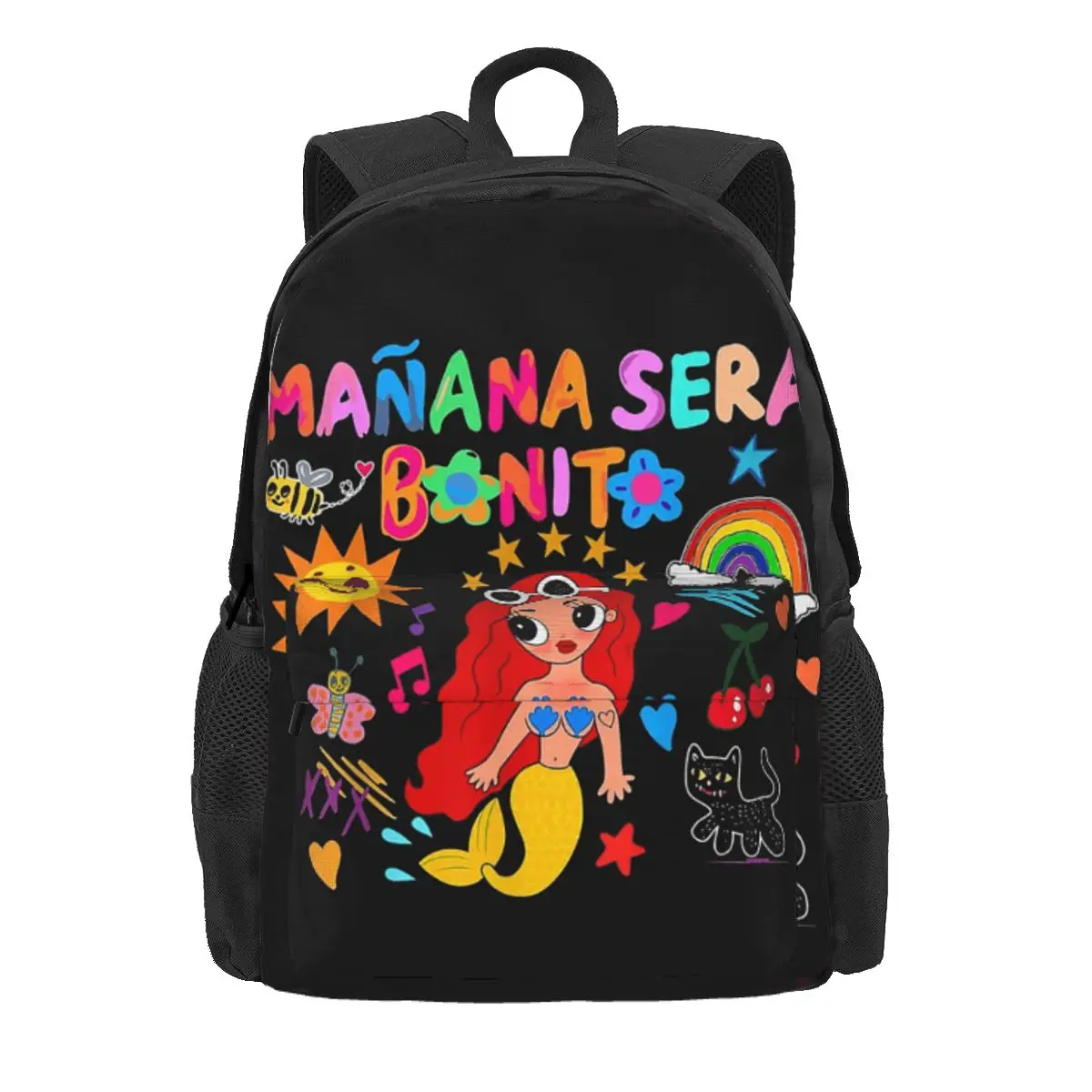 Manana Sera Bonito Karol G Backpack Daypack Large Capacity Boys Girls BookBag School Bag Shoulder Bags for Men Women
Manana Sera Bonito Karol G Backpack Daypack Large Capacity Boys Girls BookBag School Bag Shoulder Bags for Men Women