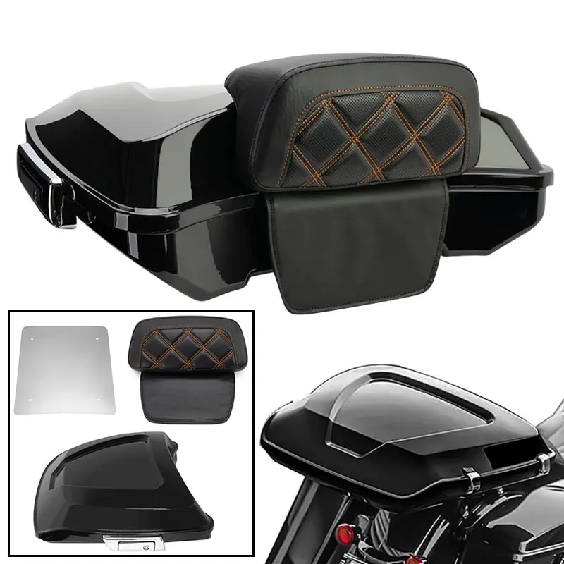 Багажник мотоцикла, багажник, хвостовой ящик Tour Pak Pack, угловой для Harley Touring CVO Electra Street Glide Ultra Classic Road King 97-up
Багажник мотоцикла, багажник, хвостовой ящик Tour Pak Pack, угловой для Harley Touring CVO Electra Street Glide Ultra Classic Road King 97-up