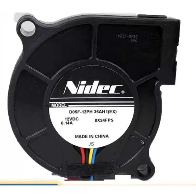 Nidec D05F-12PH 36AH1 DC 12V 0.14A 50x50x15mm 4-Wire Server Cooling Fan
Nidec D05F-12PH 36AH1 DC 12V 0.14A 50x50x15mm 4-Wire Server Cooling Fan