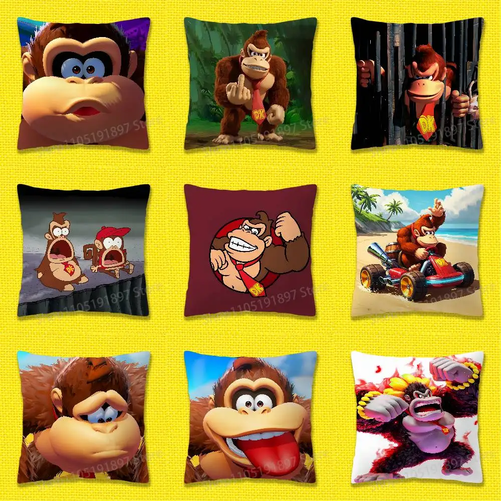 D-Donkey K-Kong Monkey Throw Pillow Case For 50x50cm 30x30cm 55x55cm 45x45cm 40x40cm Square Bed Pillowcase Cover
D-Donkey K-Kong Monkey Throw Pillow Case For 50x50cm 30x30cm 55x55cm 45x45cm 40x40cm Square Bed Pillowcase Cover