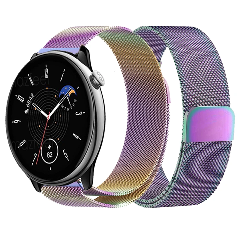 Металлический ремешок для Amazfit GTR Mini Smart Band для Amazfit GTR 3 Pro/GTR 2 LTE
Металлический ремешок для Amazfit GTR Mini Smart Band для Amazfit GTR 3 Pro/GTR 2 LTE