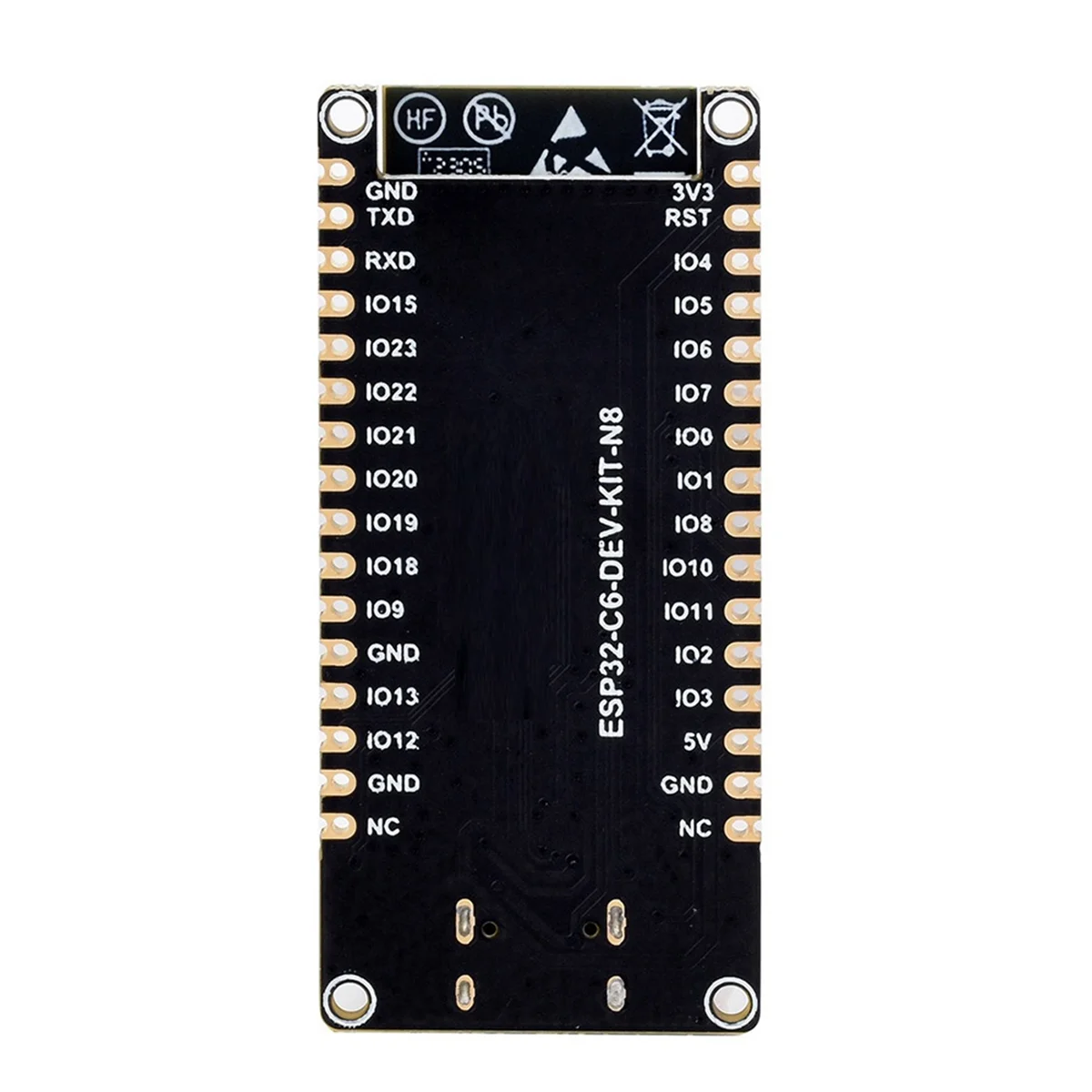 ESP32-C6 Development Board WiFi6 Bluetooth 5 Zigbee Thread 160MHz Single Core Processor ESP32-C6-WROOM-1-N8 Module(B)—AA56
ESP32-C6 Development Board WiFi6 Bluetooth 5 Zigbee Thread 160MHz Single Core Processor ESP32-C6-WROOM-1-N8 Module(B)—AA56