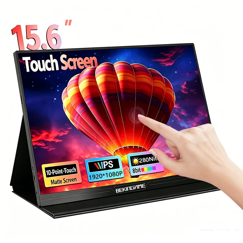 15.6" Touch Screen Portable Monitor FHD 1080P IPS Travel Display for Steam Deck Laptop Switch PS4 PS5 Xbox
15.6" Touch Screen Portable Monitor FHD 1080P IPS Travel Display for Steam Deck Laptop Switch PS4 PS5 Xbox