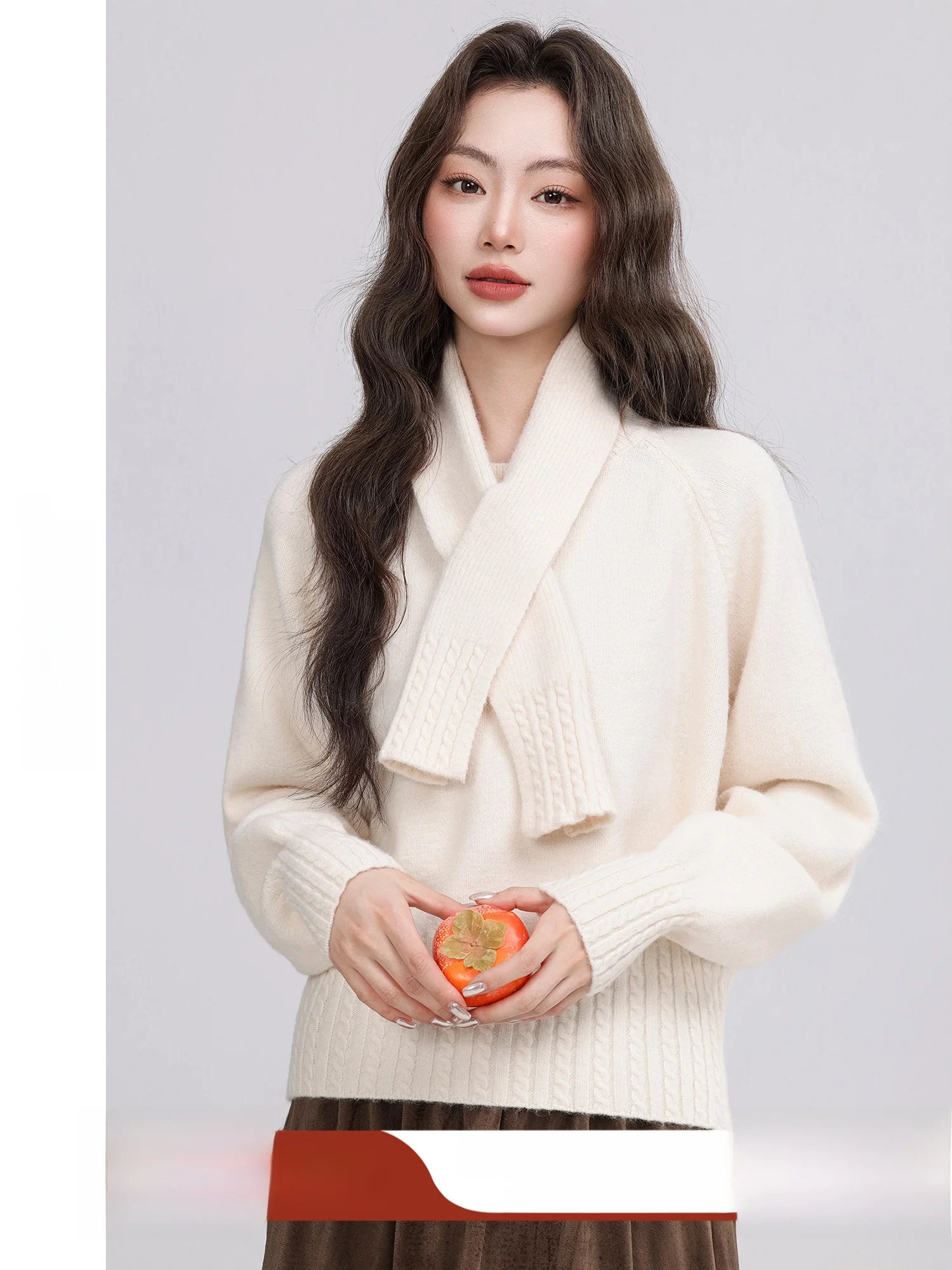 Loose Women's round Ne Sweater Twist Pattern Winter Top Mili White Comfortable Fit Faionable Sle Polyester Fiber Long S...
Loose Women's round Ne Sweater Twist Pattern Winter Top Mili White Comfortable Fit Faionable Sle Polyester Fiber Long S...