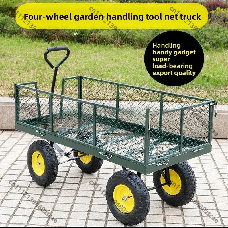 Durable Towed Flatbed Transport Trailer 4 Wheel Heavy Duty Cargo Carrier Multifunctional Heavy Equipment Hauling Industrial
Durable Towed Flatbed Transport Trailer 4 Wheel Heavy Duty Cargo Carrier Multifunctional Heavy Equipment Hauling Industrial