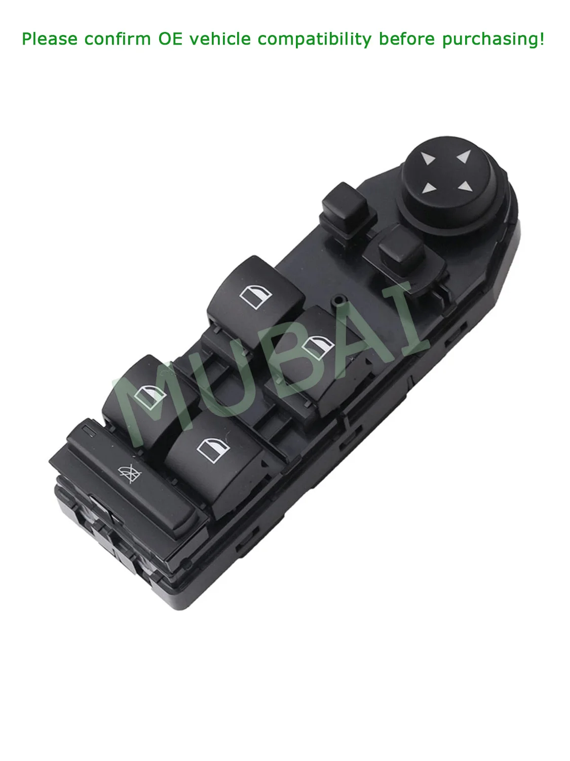 Master Power Window Switch 61313414355 Mirror Switch Control Unit Compatible with E83 X3 2004-2010 2.5 3.0 Driver Window Lifter
Master Power Window Switch 61313414355 Mirror Switch Control Unit Compatible with E83 X3 2004-2010 2.5 3.0 Driver Window Lifter