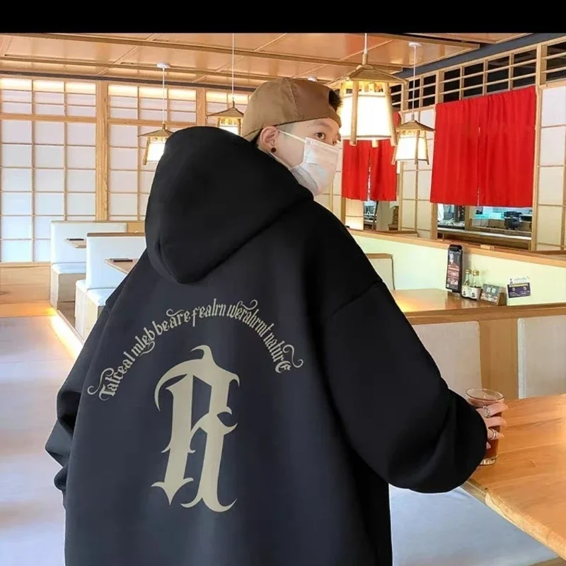 Graphic Hooded Male Clothes Black Sweatshirt for Men Streetwear Cotton Overfit Emo Harajuku Fashion 90s Vintage Luxury Hoodies S
Graphic Hooded Male Clothes Black Sweatshirt for Men Streetwear Cotton Overfit Emo Harajuku Fashion 90s Vintage Luxury Hoodies S