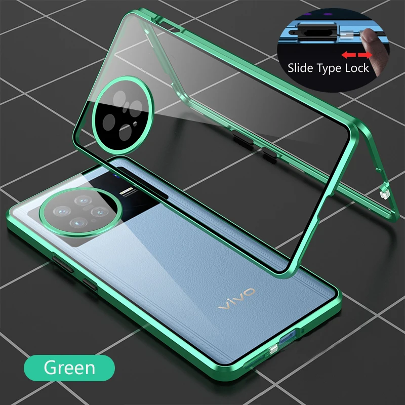 Metal Magnetic Double Sided Glass Snap Lock Phone Case 360 Full Protection Case For Vivo Y36 4G 5G Lens Phone Cover Phone Shell
Metal Magnetic Double Sided Glass Snap Lock Phone Case 360 Full Protection Case For Vivo Y36 4G 5G Lens Phone Cover Phone Shell