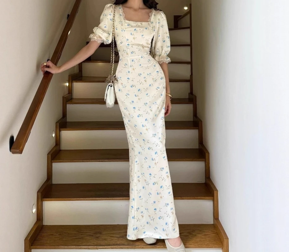 2026 Spring Slim Lace-Up Satin Print Gentle Lace Dress Women
2026 Spring Slim Lace-Up Satin Print Gentle Lace Dress Women