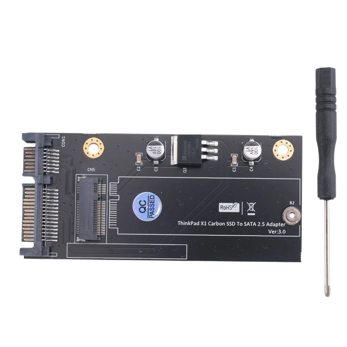 New 20+6 Pin SSD to SATA 2.5 inch Adapter Card Converter for Lenovo Thinkpad X1 Carbon
New 20+6 Pin SSD to SATA 2.5 inch Adapter Card Converter for Lenovo Thinkpad X1 Carbon
