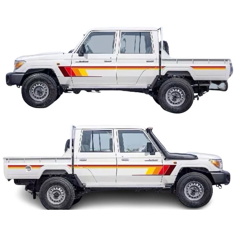 Glossy Pair Off Road Car Stickers Decals Body Waistline Stripe Decal Vinyl Graphics Accessories for Toyota Land Cruiser LC79
Glossy Pair Off Road Car Stickers Decals Body Waistline Stripe Decal Vinyl Graphics Accessories for Toyota Land Cruiser LC79