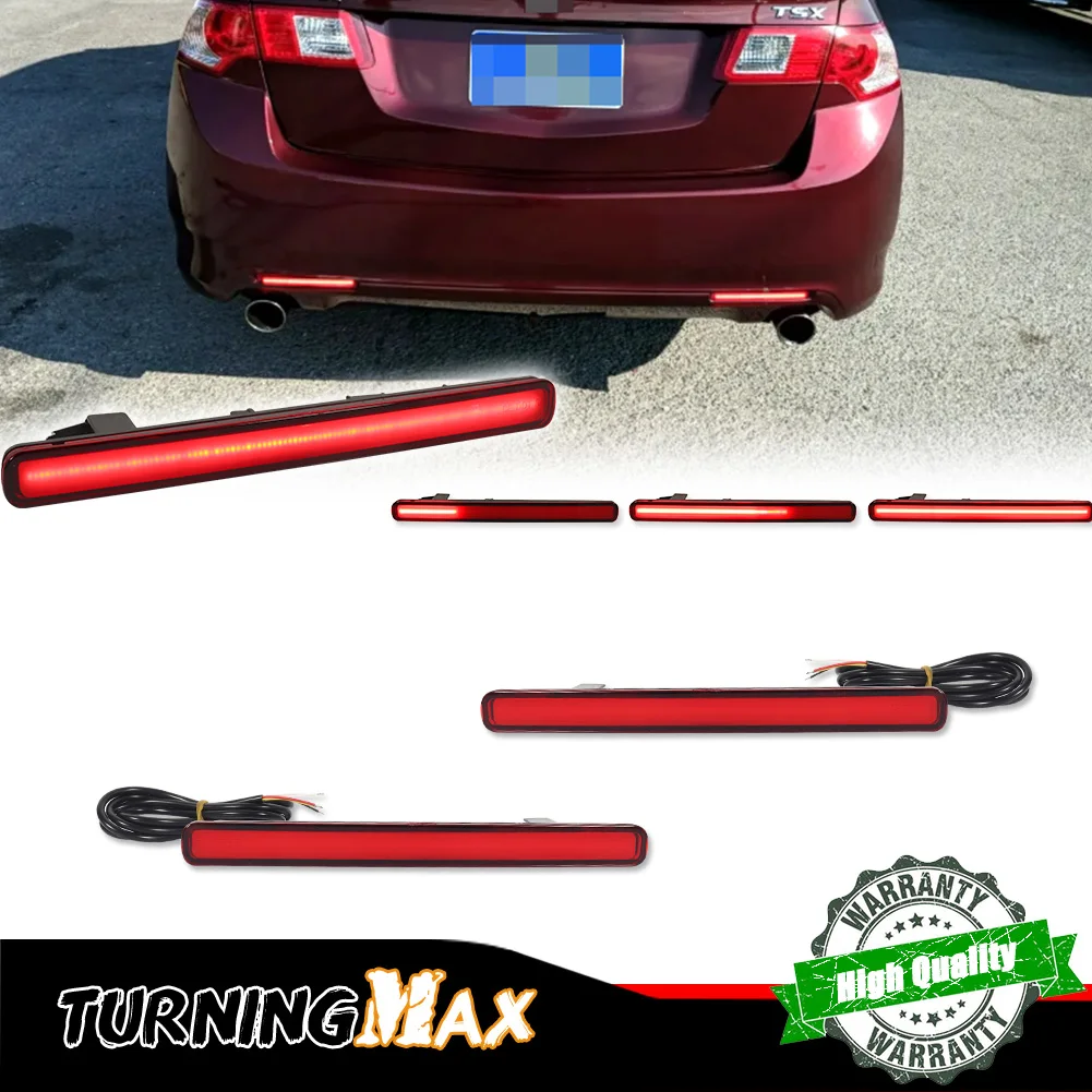 2PCS Red LED Car Rear Bumper Reflector Lights For Acura TSX 2009-2014 Function as Tail/Brake Rear Fog Light & Turn Signal Light
2PCS Red LED Car Rear Bumper Reflector Lights For Acura TSX 2009-2014 Function as Tail/Brake Rear Fog Light & Turn Signal Light