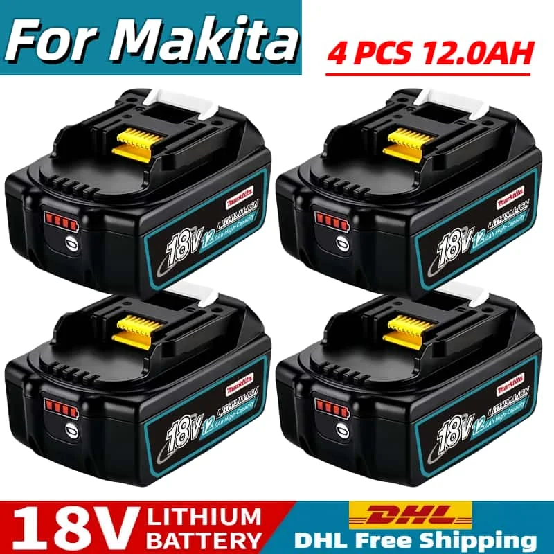 NEW 18V 8.0AH/12.0AH For Makita 18V 18650 Battery Power Tools Li-ion Replacement LXT BL1850 BL1840 for 18 V Screwdriver with bms
NEW 18V 8.0AH/12.0AH For Makita 18V 18650 Battery Power Tools Li-ion Replacement LXT BL1850 BL1840 for 18 V Screwdriver with bms