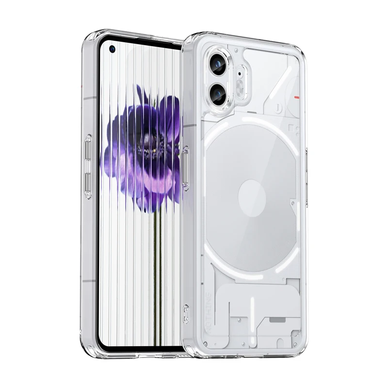 For Nothing Phone 2 Case Clear Hard PC Back + Soft TPU Bumper Camera Lens Protection Cover For Nothing Phone (2)
For Nothing Phone 2 Case Clear Hard PC Back + Soft TPU Bumper Camera Lens Protection Cover For Nothing Phone (2)