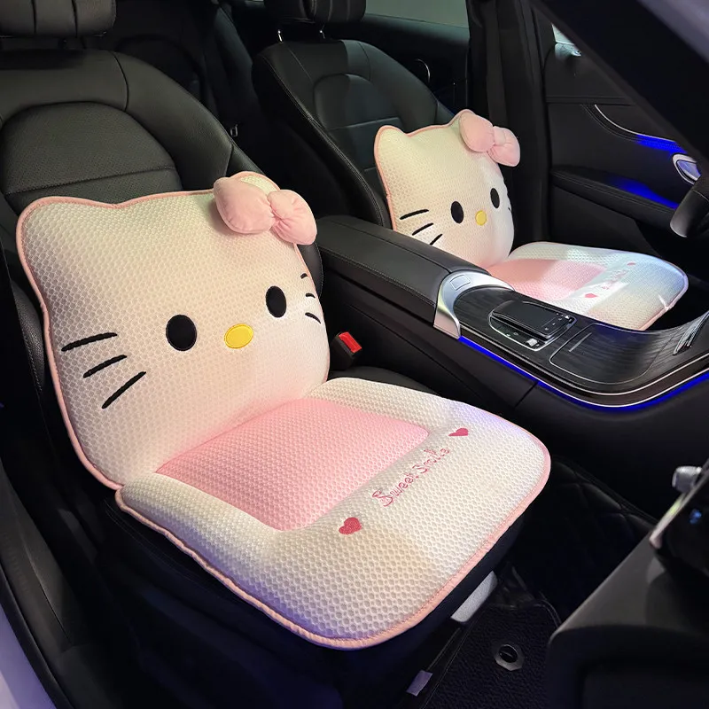 Car Seat Cushion Summer Ice Silk Mesh Cartoon Cute Front Lumbar Support Integrated Height Increasing Car Seat Cover for Women
Car Seat Cushion Summer Ice Silk Mesh Cartoon Cute Front Lumbar Support Integrated Height Increasing Car Seat Cover for Women