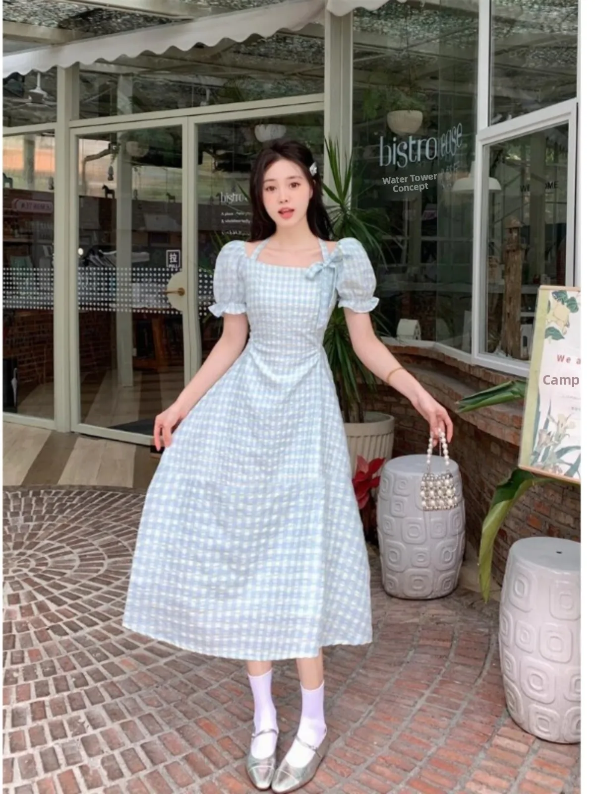 plus Size Women's Summer Gingham Wrap Dress Gentle Neck Hanging Belted A-Line Midi Dress Korean Style Slim Fit Short Sleeve
plus Size Women's Summer Gingham Wrap Dress Gentle Neck Hanging Belted A-Line Midi Dress Korean Style Slim Fit Short Sleeve