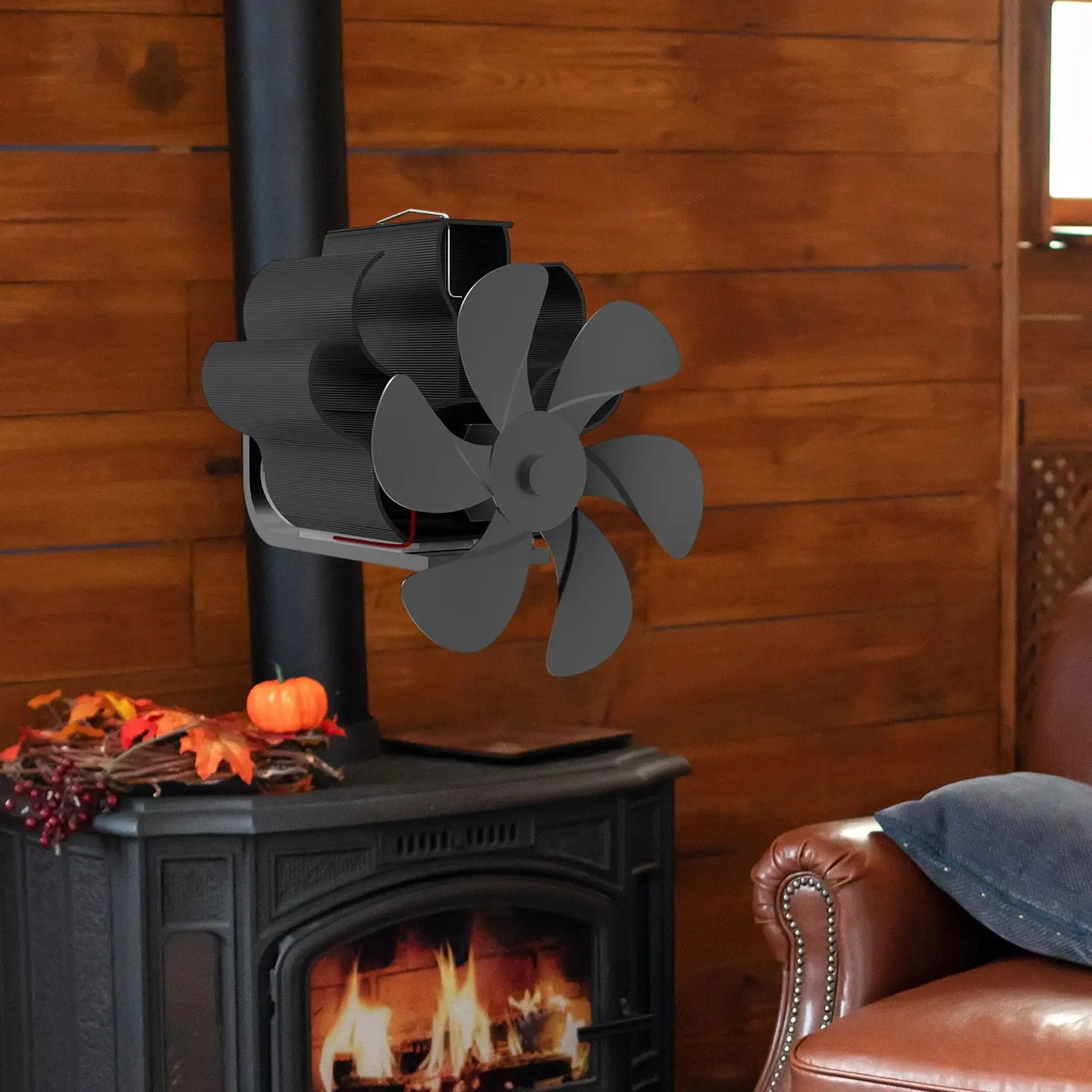 Flue Pipe Heat Powered Fireplace Fan 6 Blade Durable Working 140-662°F Versatile Eco Friendly Silent Running 6.3inch Tall
Flue Pipe Heat Powered Fireplace Fan 6 Blade Durable Working 140-662°F Versatile Eco Friendly Silent Running 6.3inch Tall