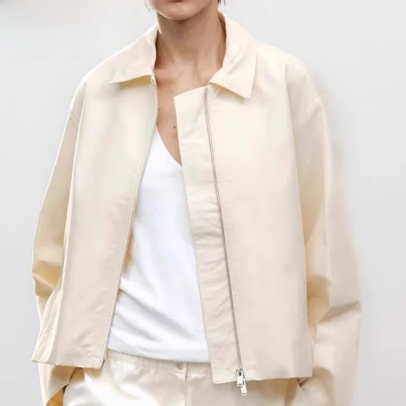 Spring 2025 New Women's ZW Series Pilot Jaet Collar Outerwear 055040 727 Commute Sle Loose Fit Long Sve Zipper Pure C...
Spring 2025 New Women's ZW Series Pilot Jaet Collar Outerwear 055040 727 Commute Sle Loose Fit Long Sve Zipper Pure C...