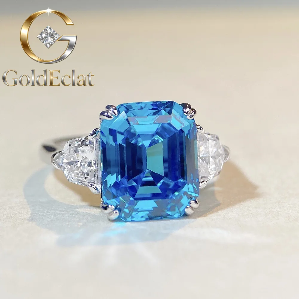 Кольцо GoldEclat Luxury из цельной платины PT950 с бриллиантом и аквамарином, модное, 4 карата, с муассанитом
Кольцо GoldEclat Luxury из цельной платины PT950 с бриллиантом и аквамарином, модное, 4 карата, с муассанитом