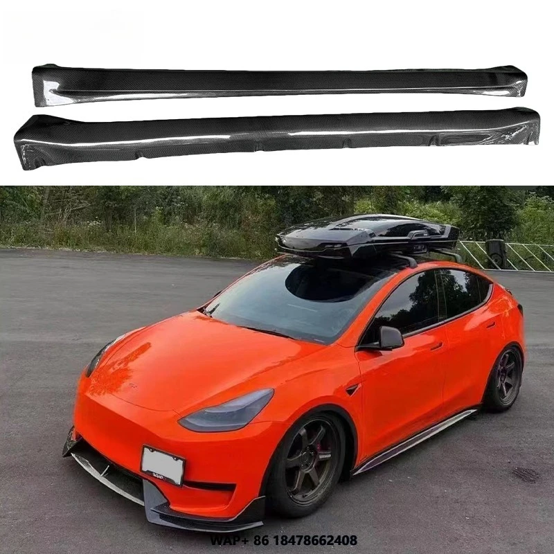 MODEL Y AD Style Carbon Fiber Side Skirt Side Bumper Lip for MODEL Y
MODEL Y AD Style Carbon Fiber Side Skirt Side Bumper Lip for MODEL Y