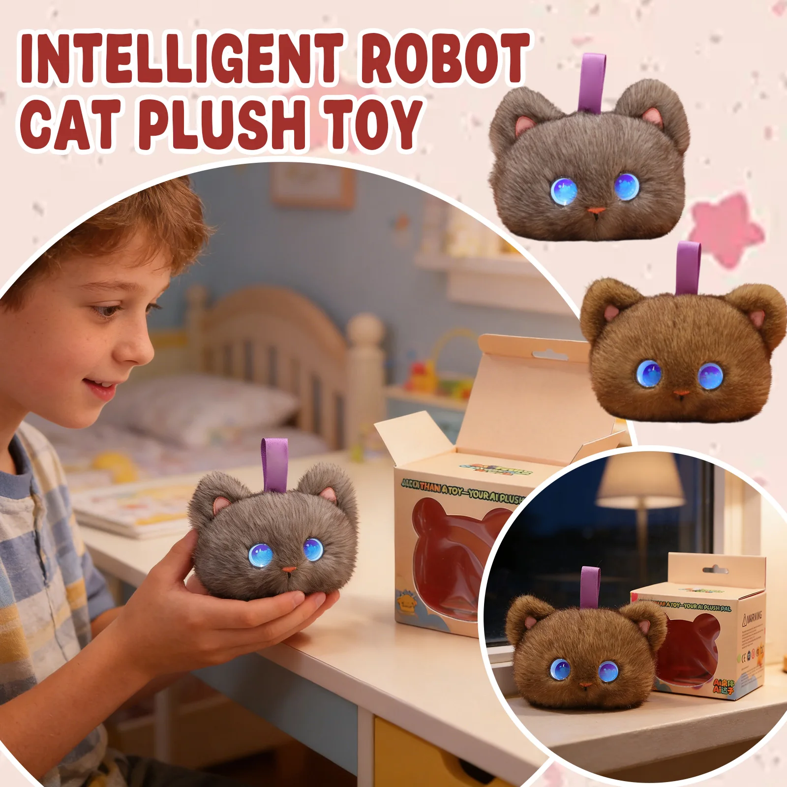 Smart Plush Toy Interactive Stuffed Animal With 66 Languages Voice Chat Cute For Kids & Adults Educational Language Learning
Smart Plush Toy Interactive Stuffed Animal With 66 Languages Voice Chat Cute For Kids & Adults Educational Language Learning