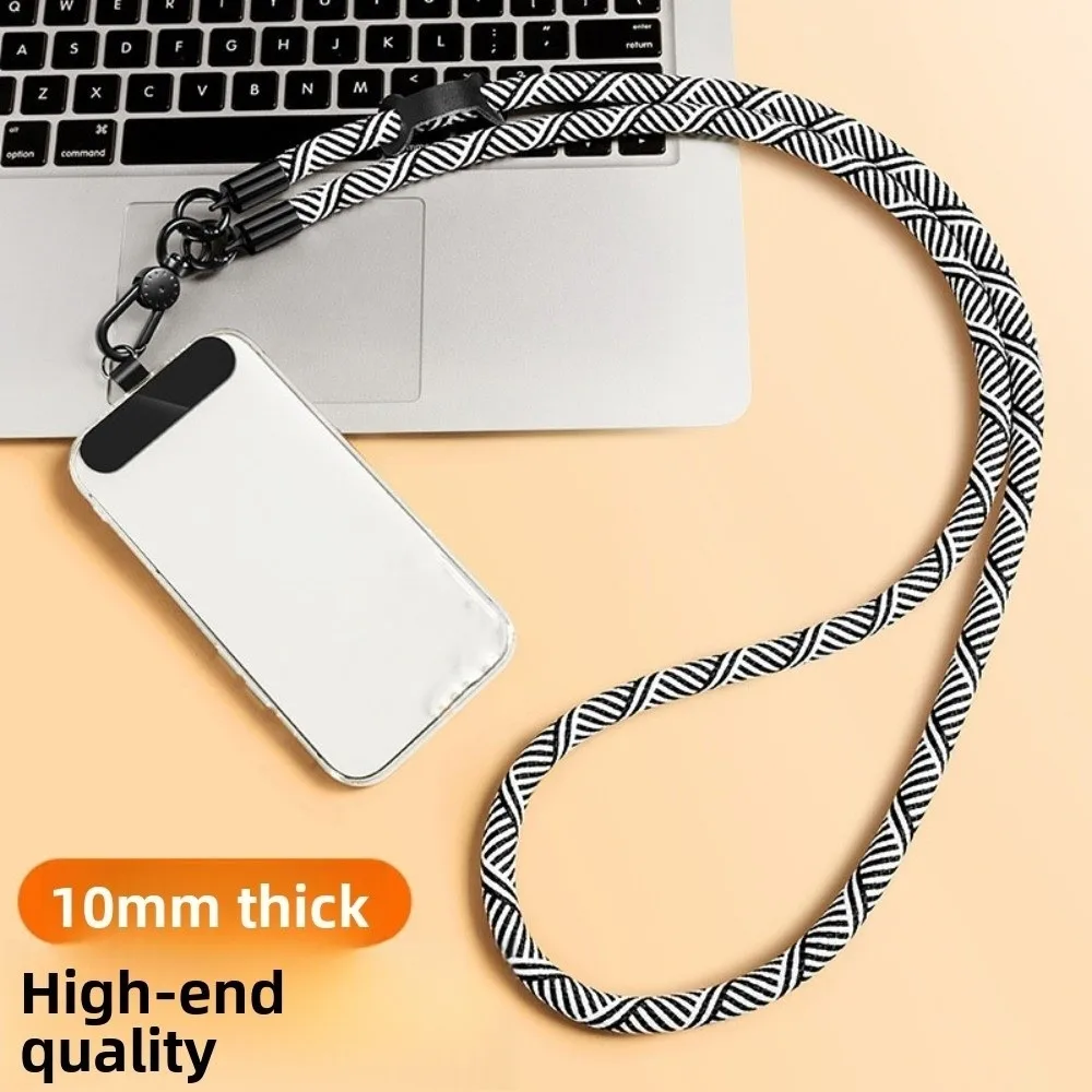 10mm Rope Mobile Phone Lanyard Anti Winding Neck Hanging Crossbody Phone Strap 360° Rotation Anti-Lost Mobile Phone Chain
10mm Rope Mobile Phone Lanyard Anti Winding Neck Hanging Crossbody Phone Strap 360° Rotation Anti-Lost Mobile Phone Chain