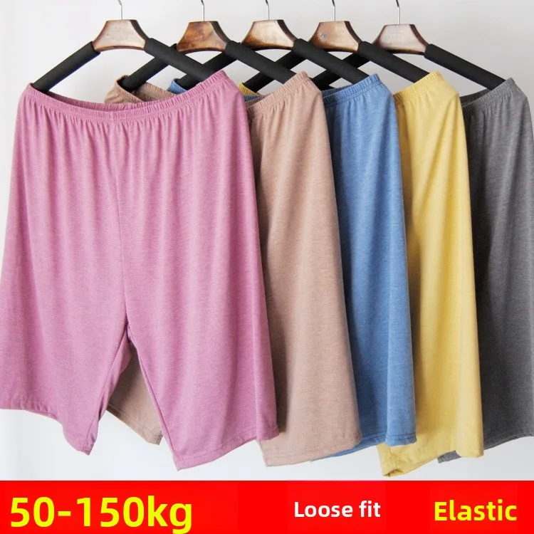 plus Size Women's Sleepwear Shorts 5-Part High Waist Cotton Pants Suitable for Middle-Aged Mothers plus Size Bottoming Pants
plus Size Women's Sleepwear Shorts 5-Part High Waist Cotton Pants Suitable for Middle-Aged Mothers plus Size Bottoming Pants