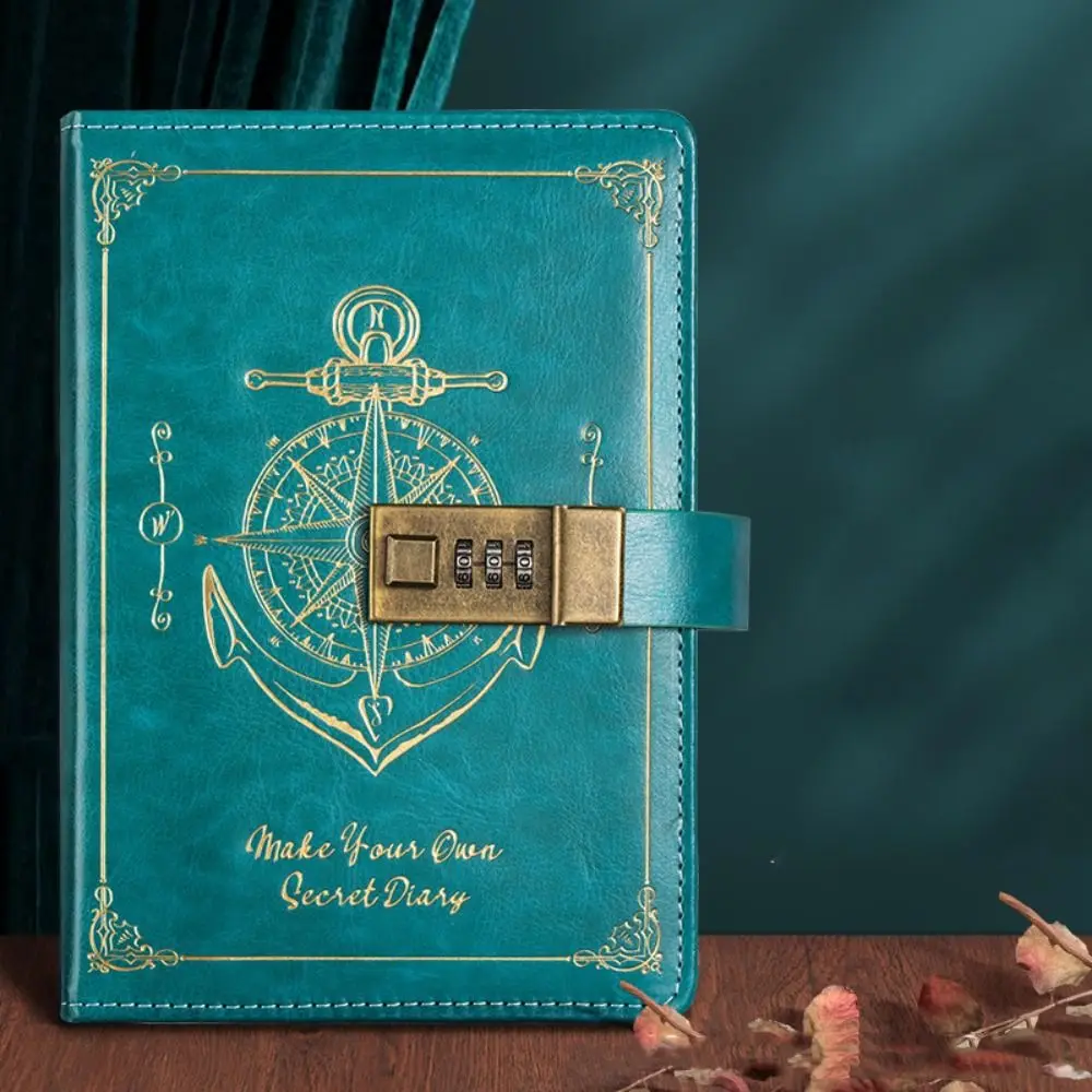 Stationery Password Notebook Protecting Secrets Retro A5 Notebook with Lock Stain Resistant Smooth Travelers Journal Writing
Stationery Password Notebook Protecting Secrets Retro A5 Notebook with Lock Stain Resistant Smooth Travelers Journal Writing