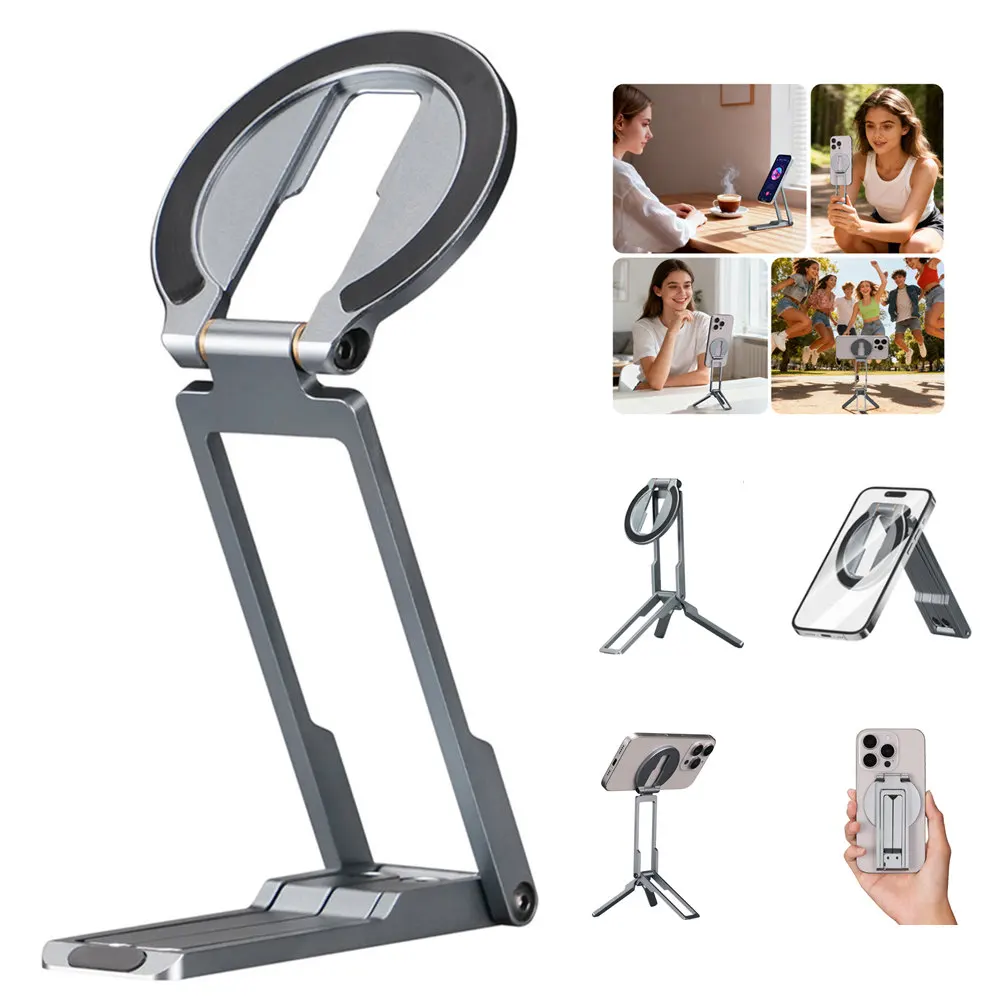 Магнитный держатель для телефона с несколькими углами, подставка для телефона, магнитный штатив для телефона для Iphone, Android, Magsafe, Travel, Vlog, прямая трансляция
Магнитный держатель для телефона с несколькими углами, подставка для телефона, магнитный штатив для телефона для Iphone, Android, Magsafe, Travel, Vlog, прямая трансляция