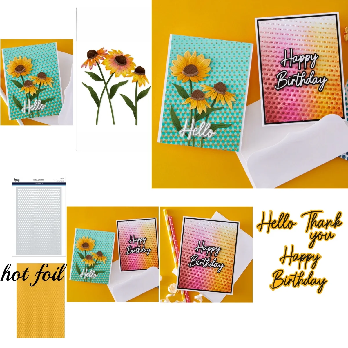 New Dots 3D Background and Wildflowers Hot Foil Stencil Cutting Dies For DIY Scrapbook Craft Decoration Template Supplies Card
New Dots 3D Background and Wildflowers Hot Foil Stencil Cutting Dies For DIY Scrapbook Craft Decoration Template Supplies Card