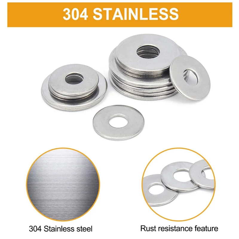 Sealing Solid Gasket Washer Plug Oil M3-M12 15 Sizes Gasket Kit Silver For General Repair Seal Ring Set
Sealing Solid Gasket Washer Plug Oil M3-M12 15 Sizes Gasket Kit Silver For General Repair Seal Ring Set