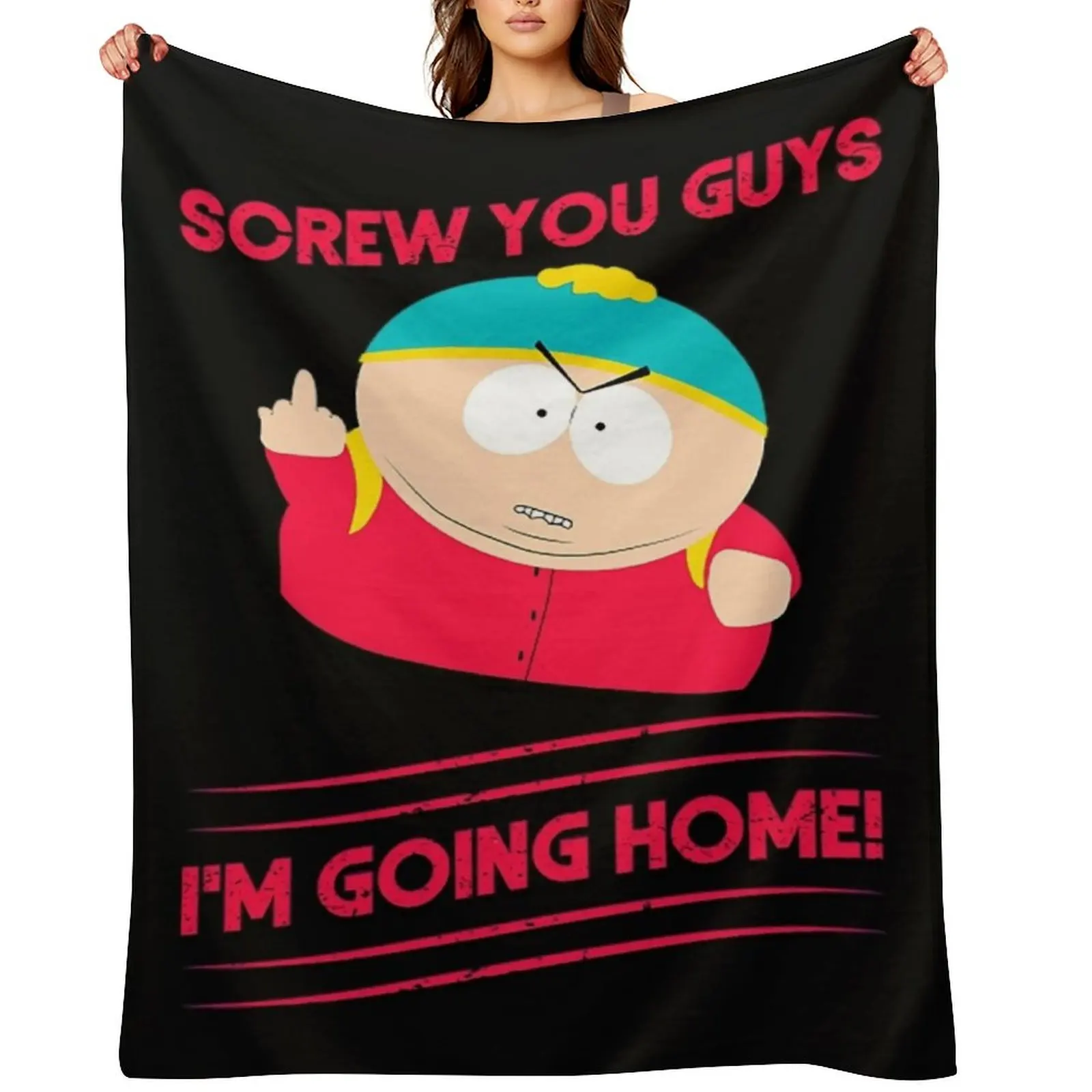 Cartman Screw you guys Throw Blanket Furry Plaid Thermal Soft Blankets
Cartman Screw you guys Throw Blanket Furry Plaid Thermal Soft Blankets
