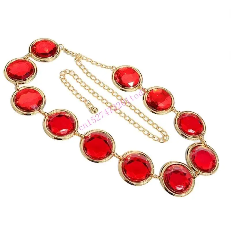 M76B Women Anime Cosplay Waist Belt Crystal Stone Chain Belt Halloween Adjustable
M76B Women Anime Cosplay Waist Belt Crystal Stone Chain Belt Halloween Adjustable