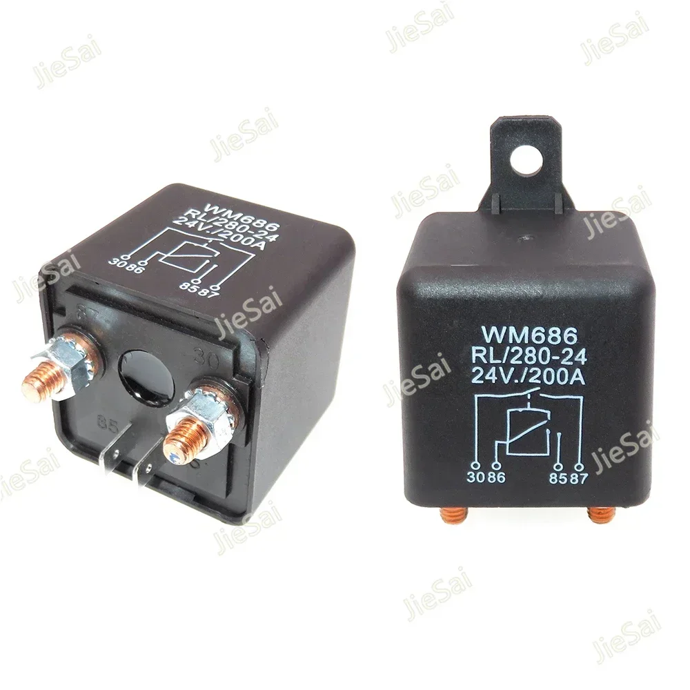 High Power Car Relay12-48VDC 200A Car Truck Motor Automotive Car Relay starting Relays and continuous relay
High Power Car Relay12-48VDC 200A Car Truck Motor Automotive Car Relay starting Relays and continuous relay