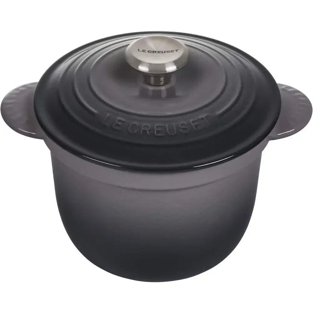 Enameled Cast Iron Rice Pot with Lid & Stoneware Insert, 2.25 qt., Oyster
Enameled Cast Iron Rice Pot with Lid & Stoneware Insert, 2.25 qt., Oyster